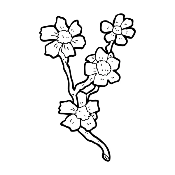 Flores de desenhos animados —  Vetores de Stock