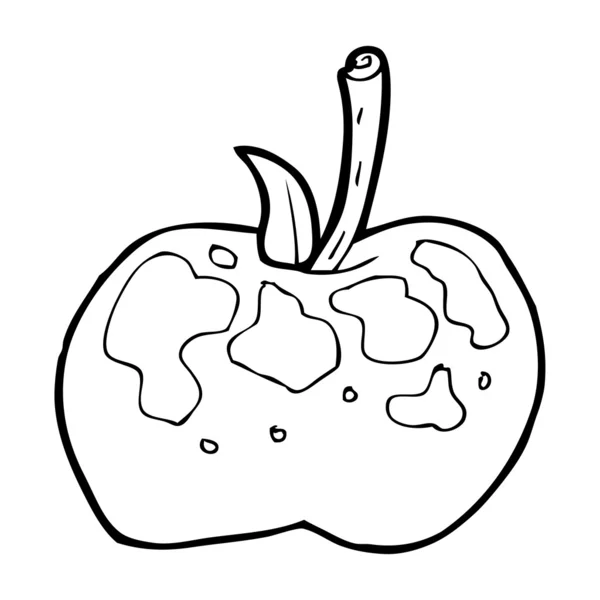 Cartoon apple — Stockvector