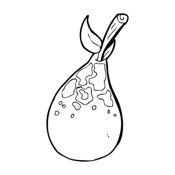 Cartoon päron — Stock vektor
