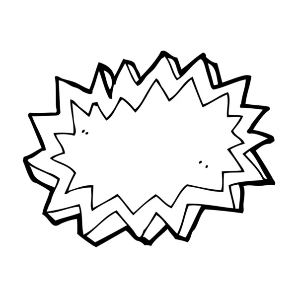 Cartoon explosion symbol — Stock vektor