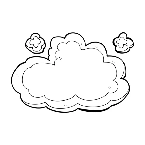 Мультяшное декоративное облако — стоковый вектор