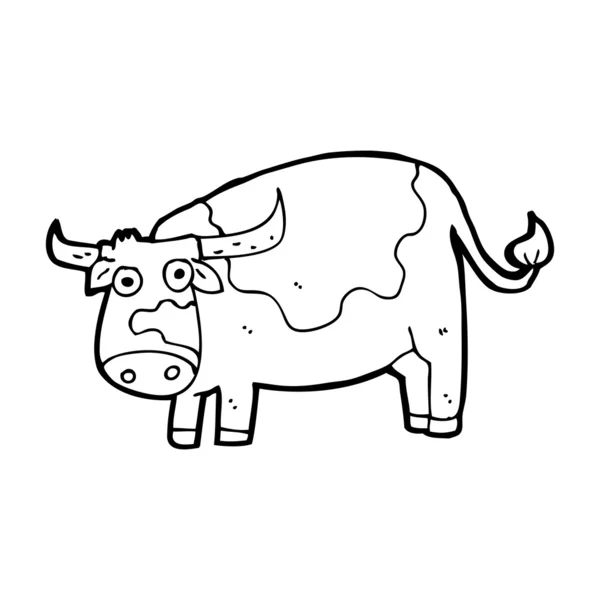 Vaca de desenho animado —  Vetores de Stock