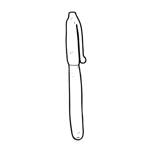 Cartoon pen — Stockvector