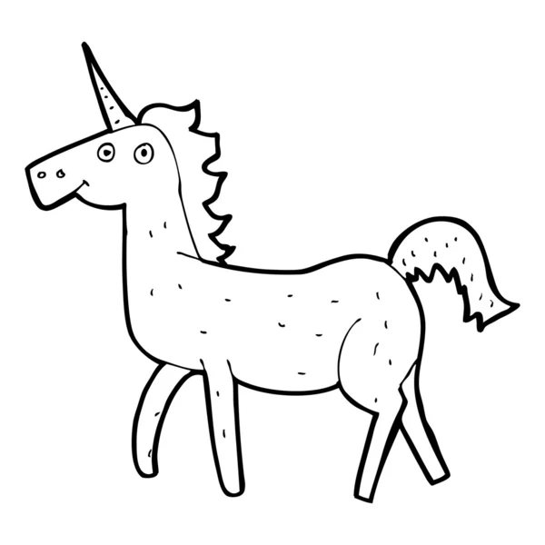 Licorne dessin animé — Image vectorielle