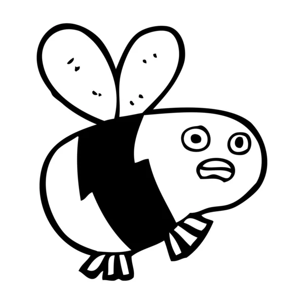 Abeille de dessin animé — Image vectorielle