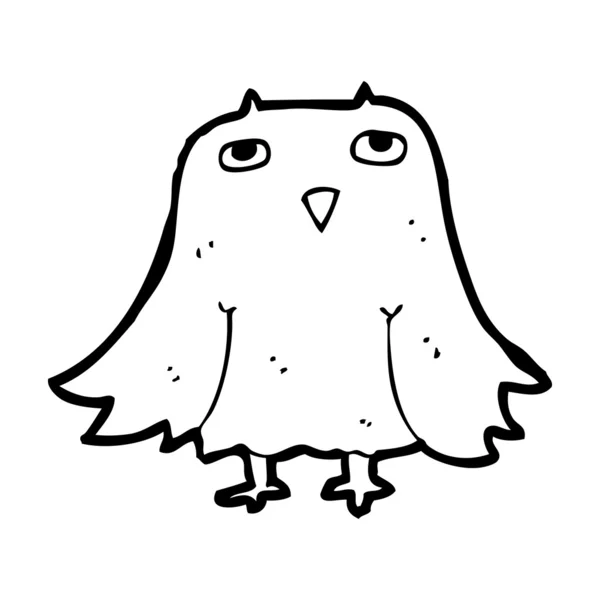 Hibou des dessins animés — Image vectorielle