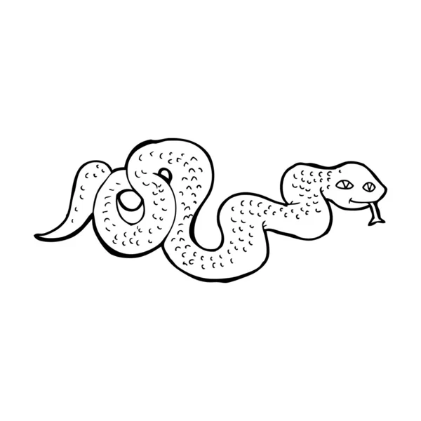 Serpent de bande dessinée — Image vectorielle