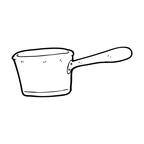 Poêle de cuisine dessin animé — Image vectorielle