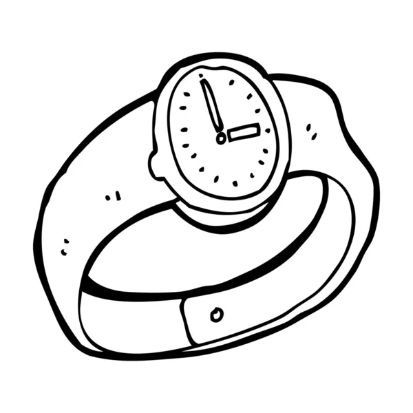 Reloj de muñeca de dibujos animados — Archivo Imágenes Vectoriales