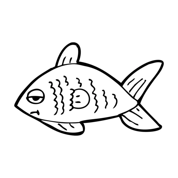 Мультфільм смішні риби — стоковий вектор