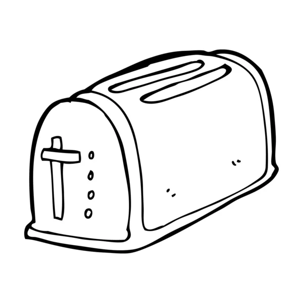 Grille-pain dessin animé — Image vectorielle