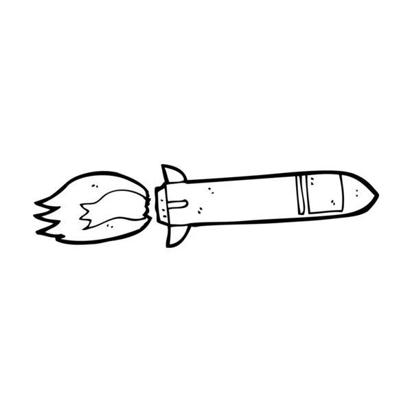 卡通导弹 — 图库矢量图片