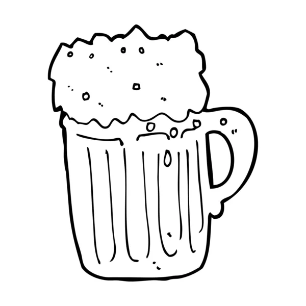 卡通杯啤酒 — 图库矢量图片