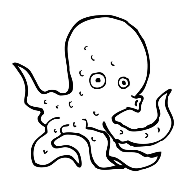 Pulpo de dibujos animados — Vector de stock