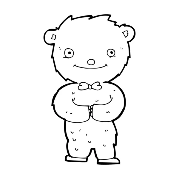 Cartoon teddy bear — Stock Vector