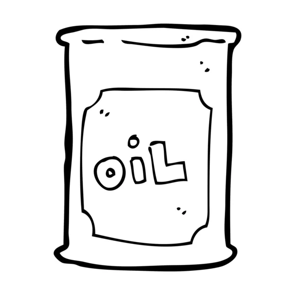 Barril de óleo de desenhos animados — Vetor de Stock