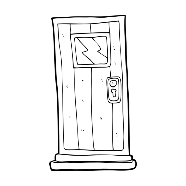 Cartoon deur — Stockvector