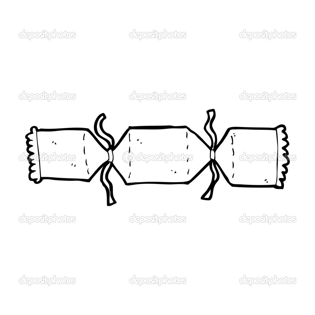 Cartoon christmas cracker — Stock Vector © lineartestpilot #38423499