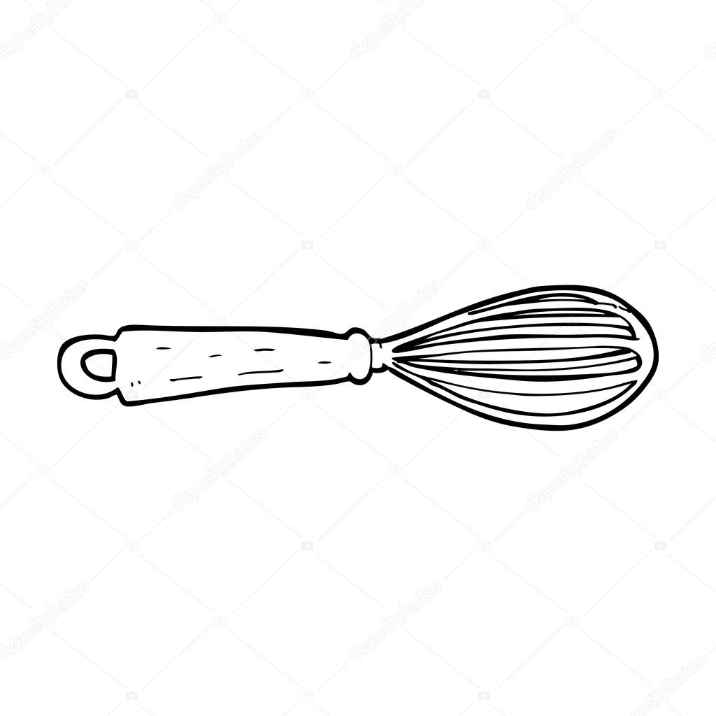 Cartoon whisk Stock Vector Image by ©lineartestpilot 38426365