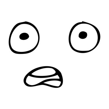 şok karikatür face