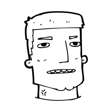 çizgi film erkek baş