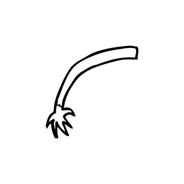 Cadılar bayramı vampir kolu çizgi filmi.