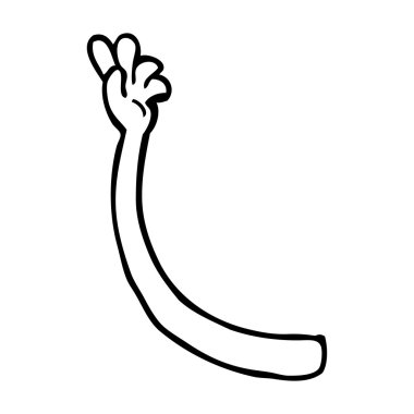 karikatür kol hareketi