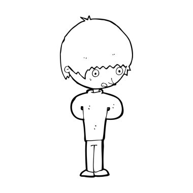 gergin çocuk çizgi film