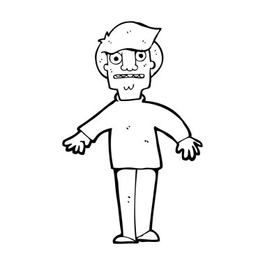 şok adam çizgi film