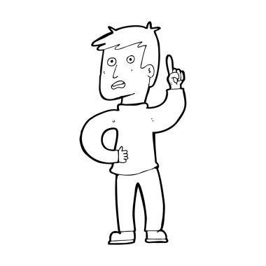 Çizgi filmci çocuk.