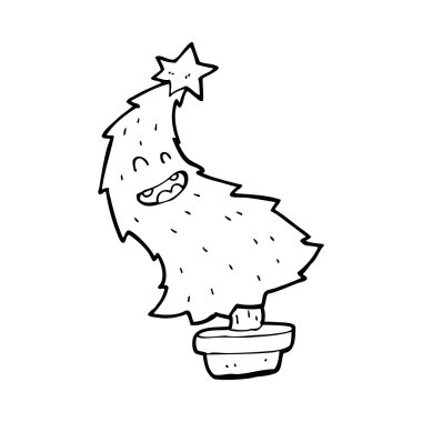 çizgi film dans Noel ağacı