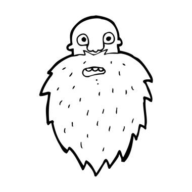 sakallı adam çizgi film