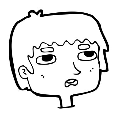 çizgi film mutsuz yüz