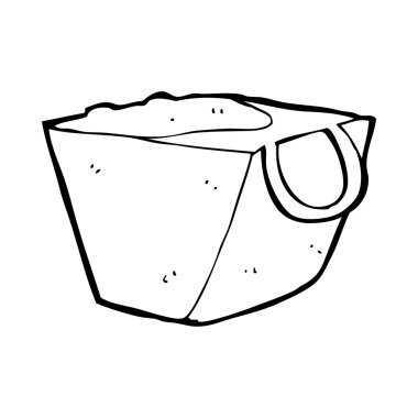 karikatür makarna kutusu