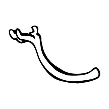 karikatür kolunu tutan