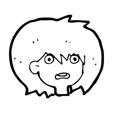 şok ifade karikatür