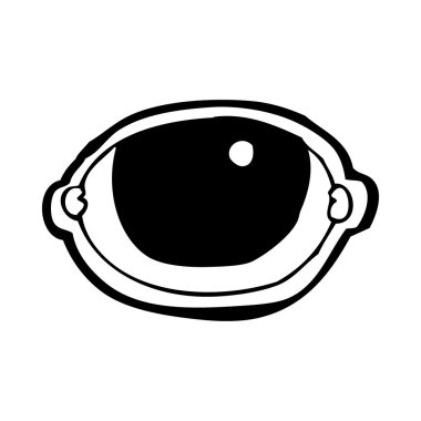 karikatür bakan göz