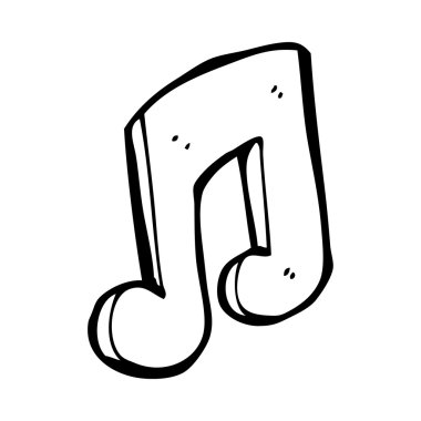 çizgi film müzik notası