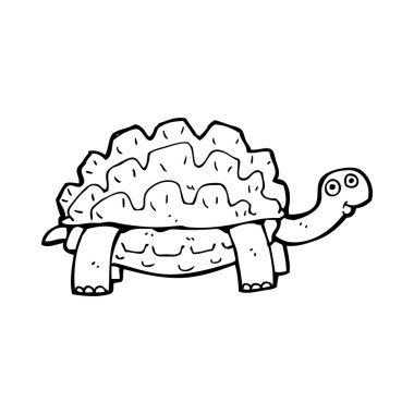 karikatür kaplumbağa