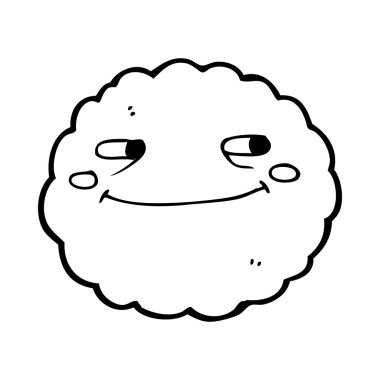 karikatür mutlu bulut