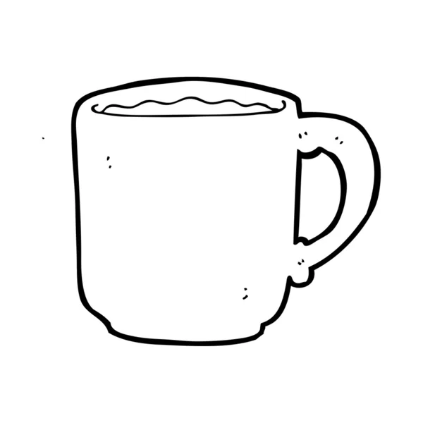 Kubek do kawy z kreskówek — Wektor stockowy