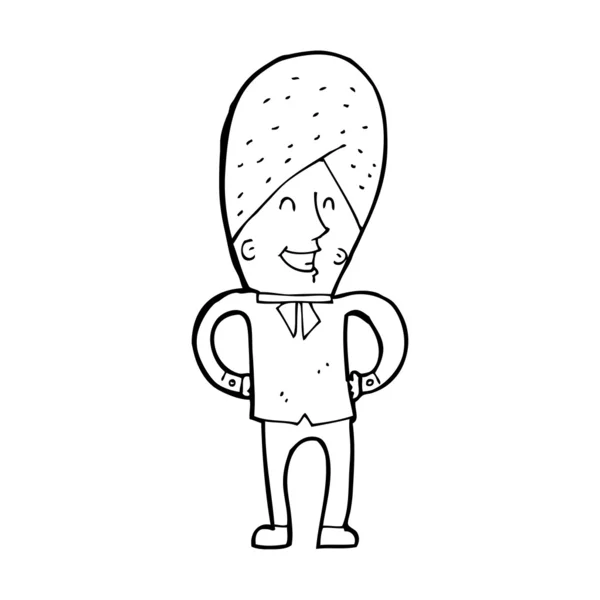 Cartoon gelukkig man — Stockvector