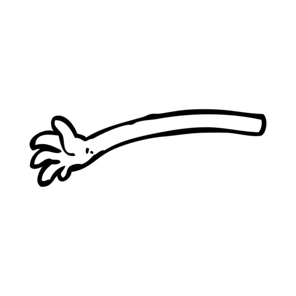 Kreslený rameno — Stockový vektor