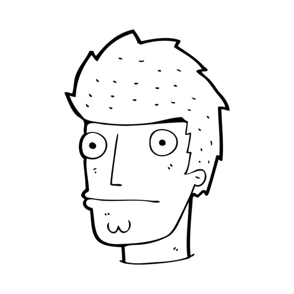 Cartoon nerveuze man — Stockvector