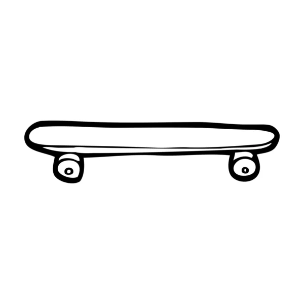 Kreslený skateboard — Stockový vektor