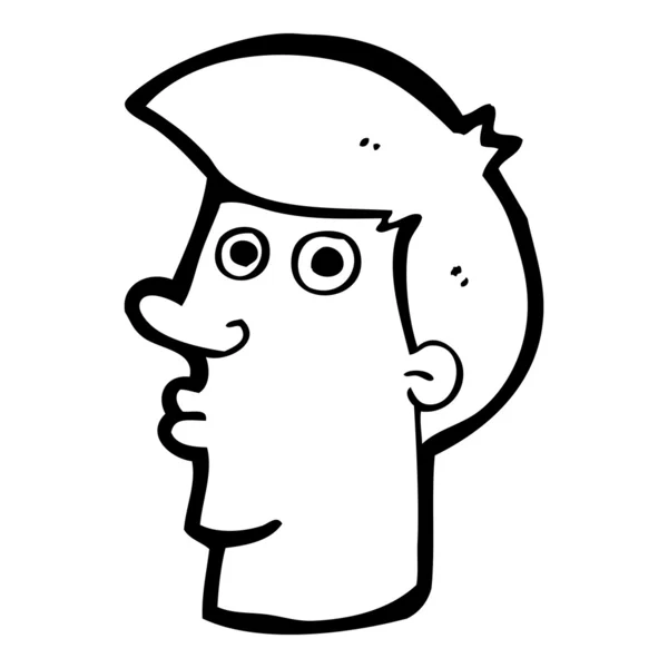 Cartoon verward man — Stockvector