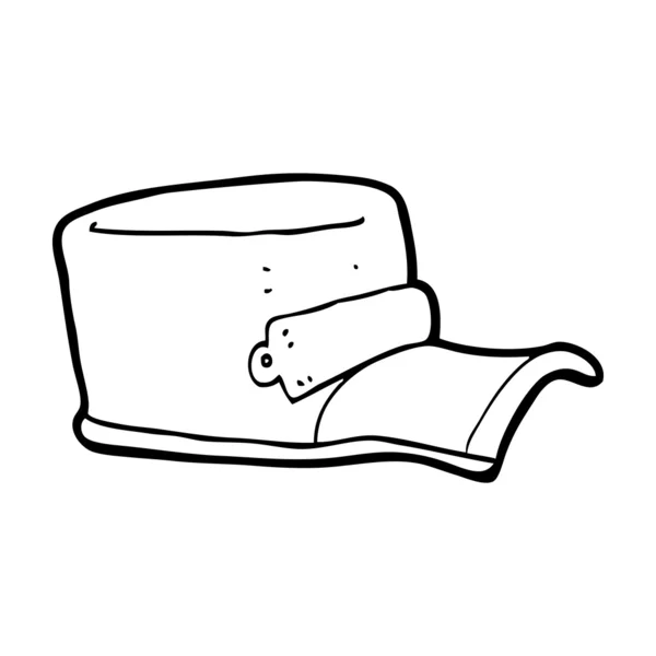 Chapeau uniforme dessin animé — Image vectorielle