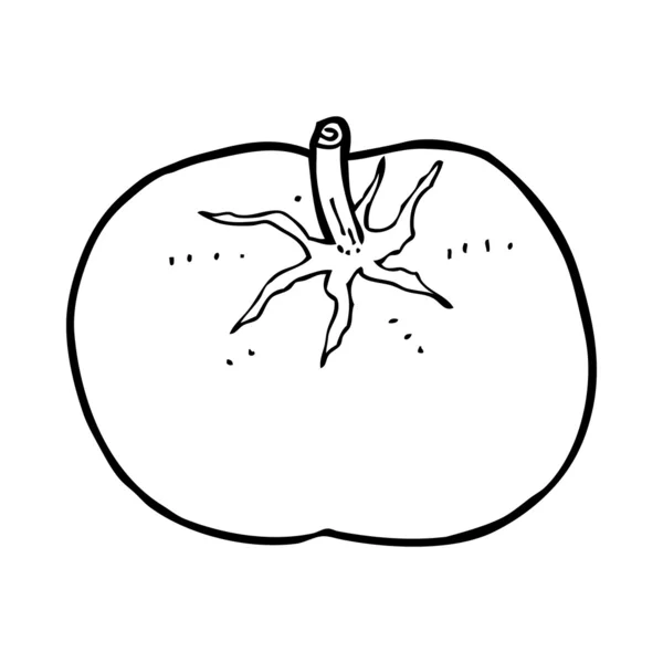 Cartoon tomaat — Stockvector