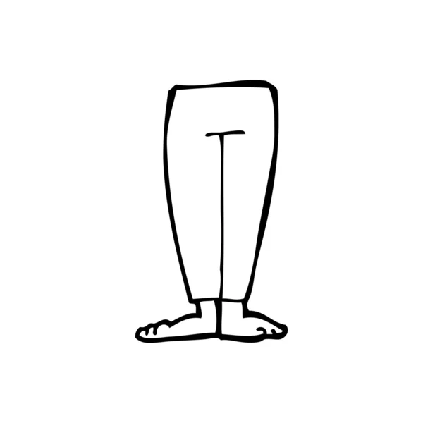 Kreslené nohy — Stockový vektor