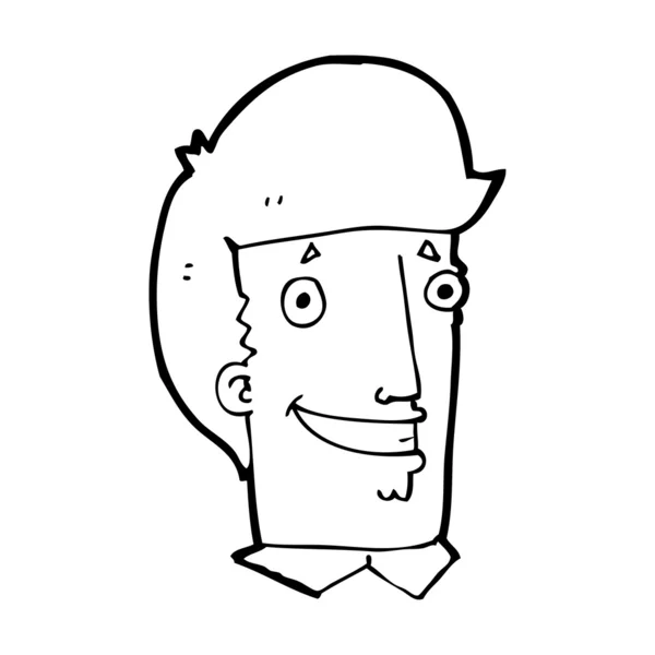 Ευτυχισμένος άνθρωπος κινουμένων σχεδίων — Διανυσματικό Αρχείο
